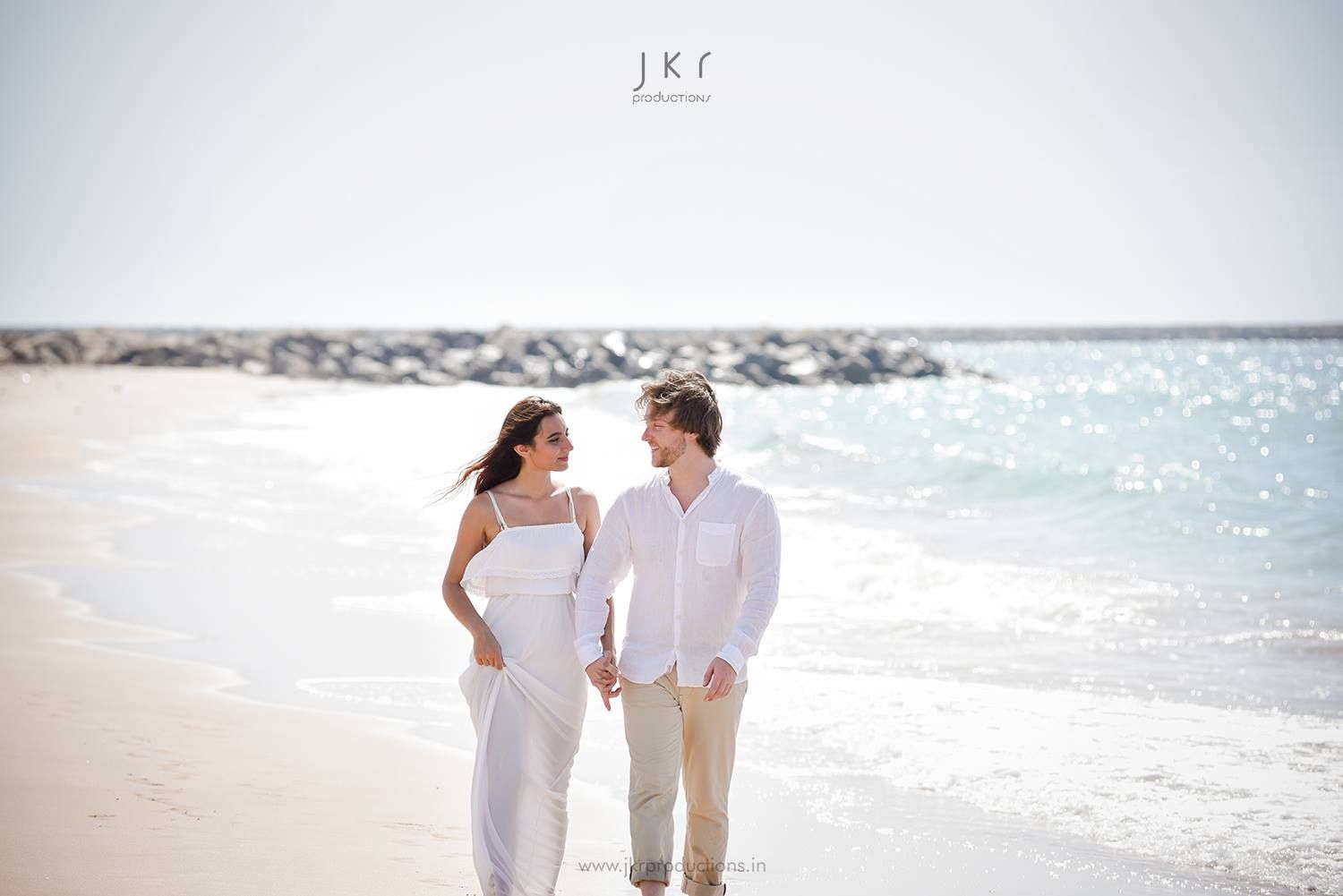 Wedding couple portrait outdoors